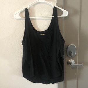 Black tank top